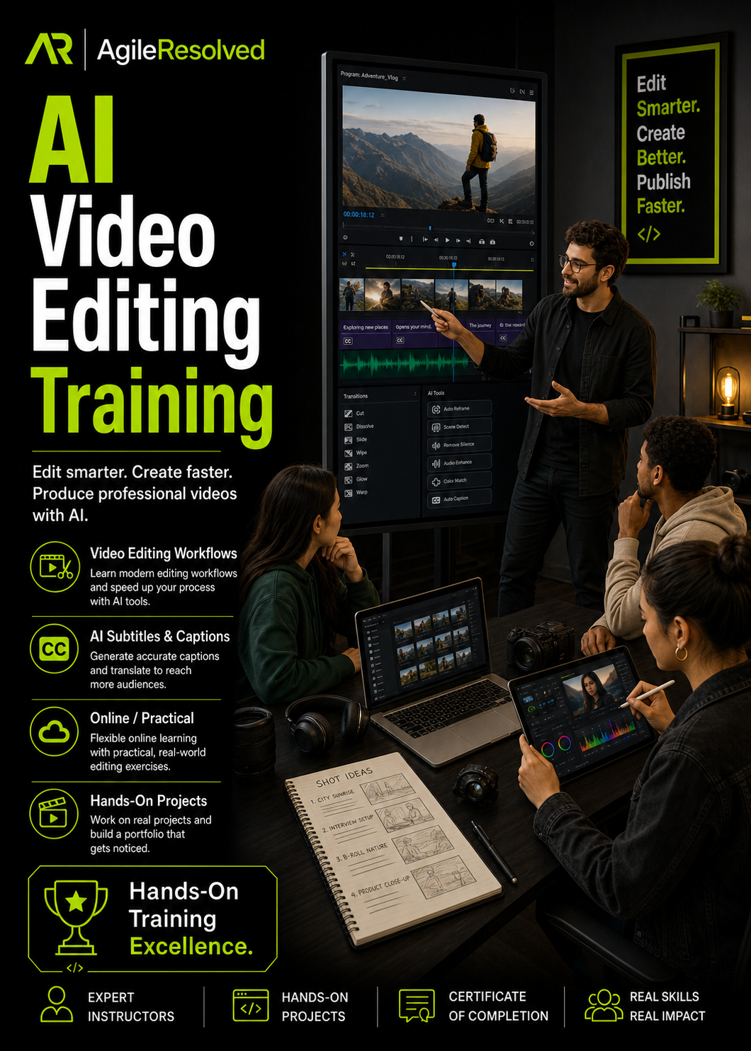 AI Video Editing Training